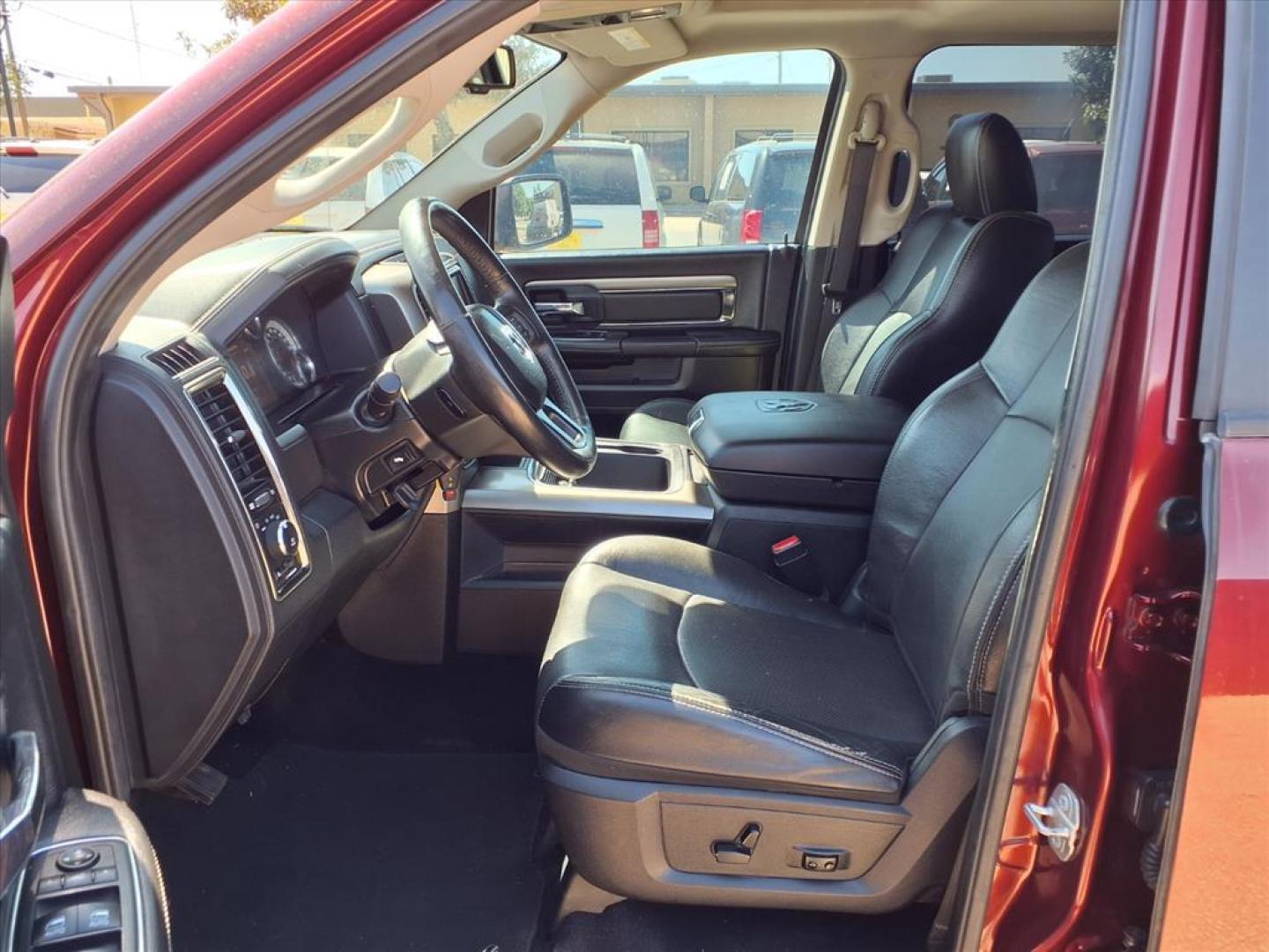 2016 Delmonico Red Pearl Coat RAM 1500 Sport (1C6RR7MT6GS) with an 5.7L HEMI 5.7L V8 395hp 410ft. lbs. Sequential Multiport Fuel Injection engine, 8-Speed Shiftable Automatic transmission, located at 1401 N. Hobart, Pampa, TX, 79065, (806) 665-9872, 35.549953, -100.975098 - Photo#13