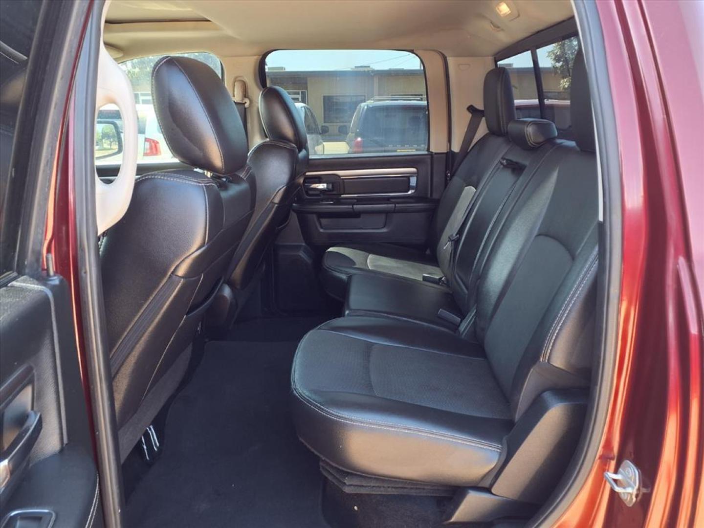 2016 Delmonico Red Pearl Coat RAM 1500 Sport (1C6RR7MT6GS) with an 5.7L HEMI 5.7L V8 395hp 410ft. lbs. Sequential Multiport Fuel Injection engine, 8-Speed Shiftable Automatic transmission, located at 1401 N. Hobart, Pampa, TX, 79065, (806) 665-9872, 35.549953, -100.975098 - Photo#14