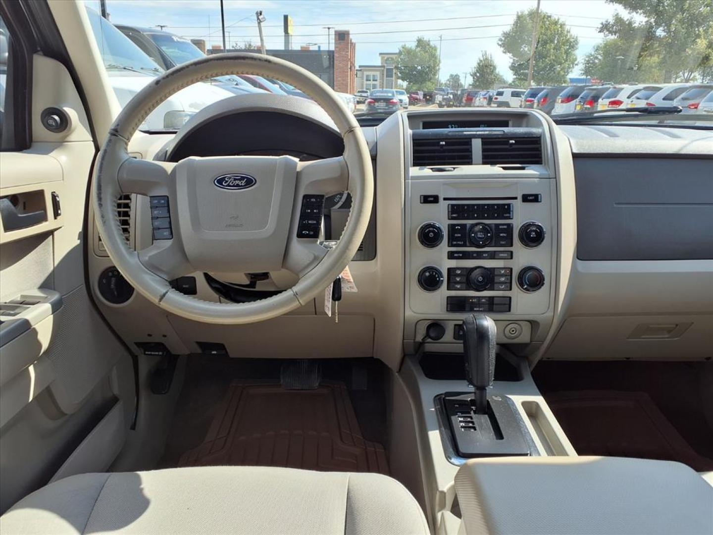 2011 Steel Blue Metallic Ford Escape XLT (1FMCU0DG1BK) with an 3.0L 3.0L Flex Fuel V6 240hp 223ft. lbs. Sequential Multiport Fuel Injection engine, 6-Speed Automatic transmission, located at 1401 N. Hobart, Pampa, TX, 79065, (806) 665-9872, 35.549953, -100.975098 - Photo#9
