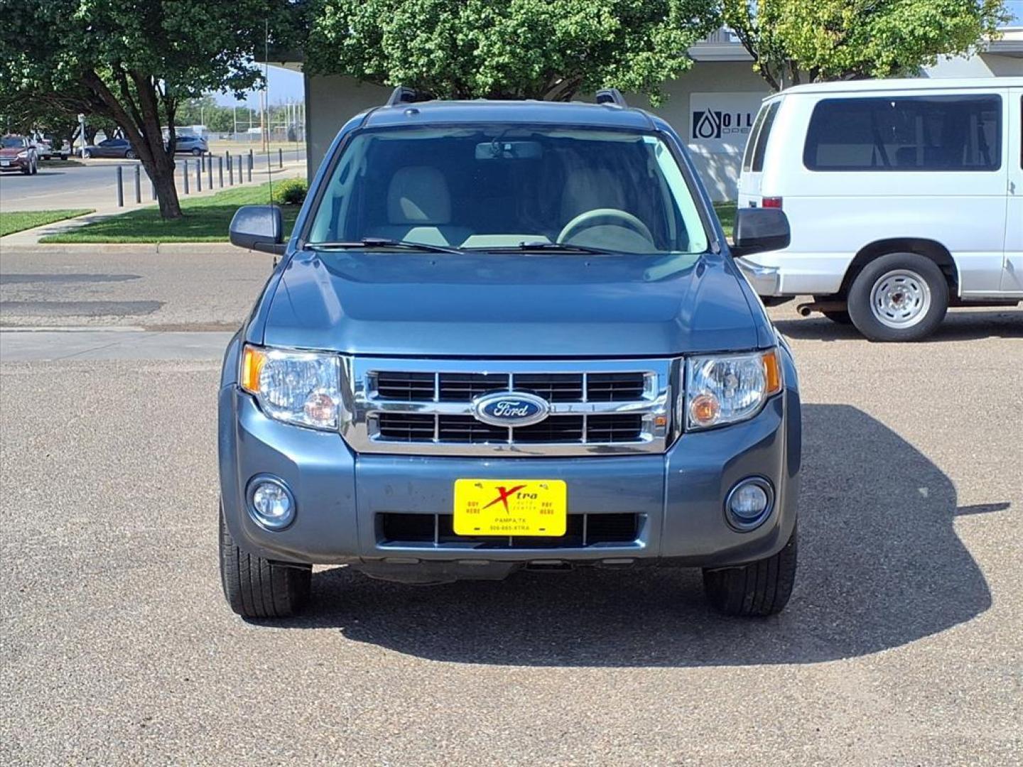2011 Steel Blue Metallic Ford Escape XLT (1FMCU0DG1BK) with an 3.0L 3.0L Flex Fuel V6 240hp 223ft. lbs. Sequential Multiport Fuel Injection engine, 6-Speed Automatic transmission, located at 1401 N. Hobart, Pampa, TX, 79065, (806) 665-9872, 35.549953, -100.975098 - Photo#1