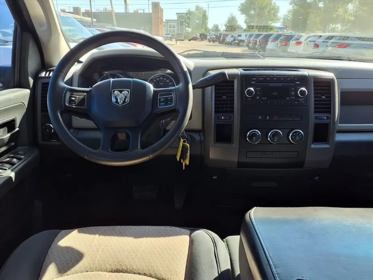 2012 Black Clear Coat Ram 1500 ST Quad Cab 2WD (1C6RD6FT5CS) with an Other engine, located at 1401 N. Hobart, Pampa, TX, 79065, (806) 665-9872, 35.549953, -100.975098 - Are you ready to elevate your adventures and take on life's challenges with confidence? Whether you're commuting to work, heading out for a weekend getaway, or tackling a DIY project, the 2012 Dodge Ram 1500 is the perfect companion for your active lifestyle. With a robust 5.7L V8 engine and rear-wh - Photo#8