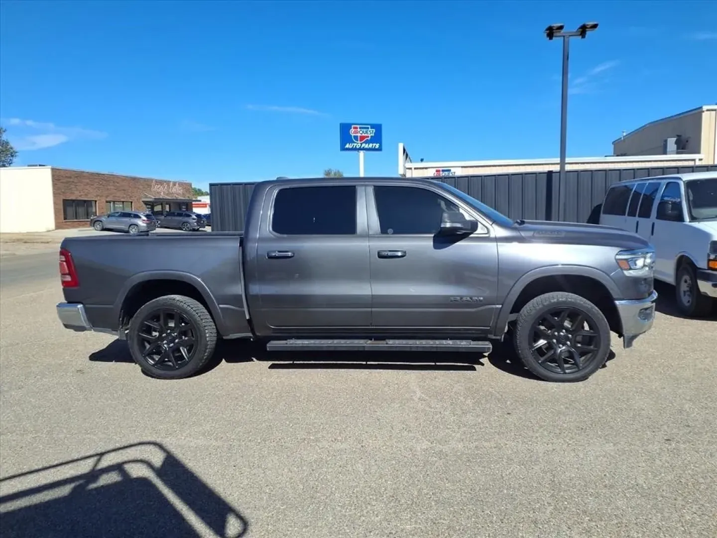 2019 Ram 1500 Laramie Crew Cab SWB 4WD (1C6SRFJT1KN) with an Other engine, located at 1401 N. Hobart, Pampa, TX, 79065, (806) 665-9872, 35.549953, -100.975098 - **Find Your Adventure with the 2019 Ram 1500 Laramie Crew Cab Perfect for Pampa, TX Families!**<br /> <br /> Are you ready to elevate your driving experience? The 2019 Ram 1500 Laramie Crew Cab is not just another truck; it's the ultimate companion for growing families, weekend adventurers, and tho - Photo#2