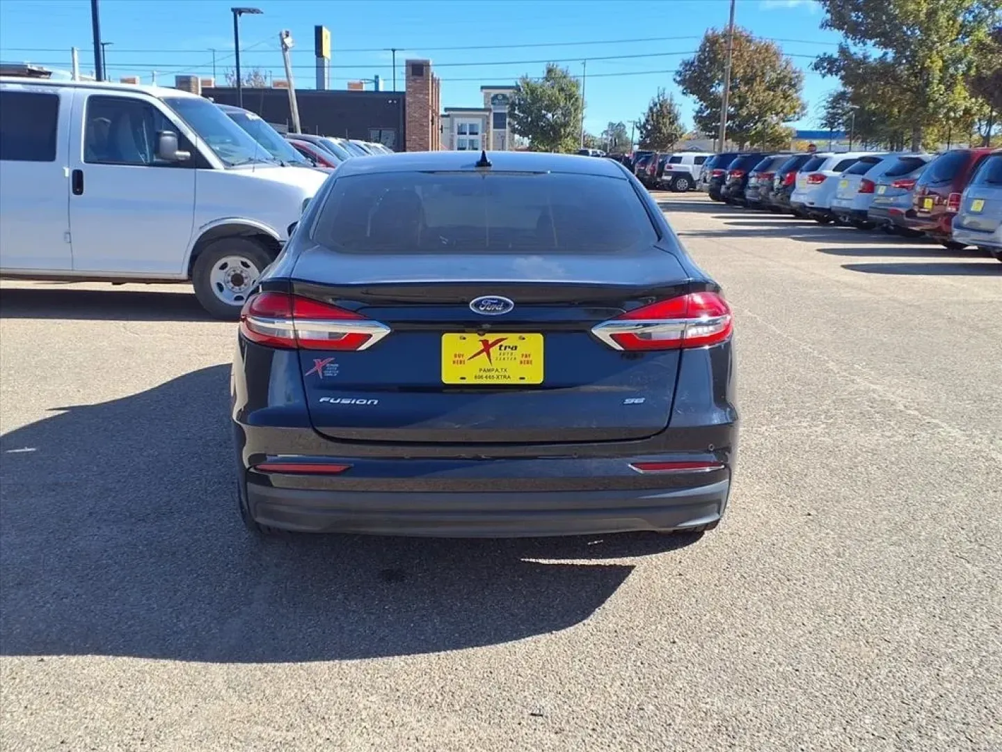 2019 Ford Fusion SE (3FA6P0H79KR) with an Other engine, located at 1401 N. Hobart, Pampa, TX, 79065, (806) 665-9872, 35.549953, -100.975098 - **Seize the Road with Confidence: 2019 Ford Fusion SE at Xtra Auto Center in Pampa, TX**<br /> <br /> Are you searching for a reliable and stylish vehicle that suits your daily commute or weekend adventures? Look no further than the 2019 Ford Fusion SE, available now at Xtra Auto Center! This sedan - Photo#3