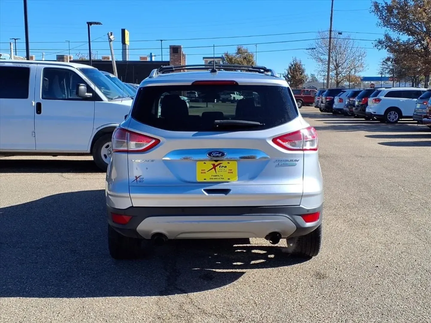 2015 Ford Escape TITANIUM (1FMCU0JXXFU) with an 1.6L engine, Automatic transmission, located at 1401 N. Hobart, Pampa, TX, 79065, (806) 665-9872, 35.549953, -100.975098 - **Explore New Adventures with the 2015 Ford Escape Titanium FWD from Xtra Auto Center!**<br /> <br /> Are you in search of a reliable, stylish, and versatile vehicle to enhance your daily commute or weekend getaways? Look no further than the 2015 Ford Escape Titanium FWD, now available at Xtra Auto - Photo#3