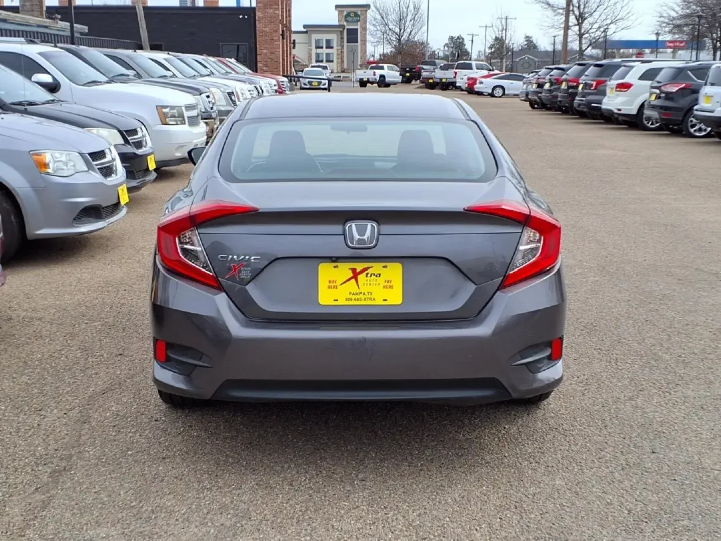 2016 Honda CIVIC EX (19XFC2F74GE) with an 2.0L engine, CVT transmission, located at 1401 N. Hobart, Pampa, TX, 79065, (806) 665-9872, 35.549953, -100.975098 - Need a dependable daily driver for the Panhandle-something that can handle long commutes on US-60, quick school drop-offs, and weekend runs to Lake McClellan without draining your budget? This 2016 Honda Civic EX sedan is built for real life in Pampa, offering Honda reliability, excellent comfort, a - Photo#3