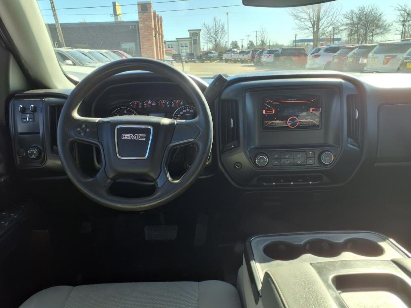 2017 Summit White Gaz GMC Sierra 1500 Base (1GTV2LECXHZ) with an 5.3L EcoTec3 5.3L V8 355hp 383ft. lbs. Direct Injection engine, 6-Speed Shiftable Automatic w/Overdrive transmission, located at 1401 N. Hobart, Pampa, TX, 79065, (806) 665-9872, 35.549953, -100.975098 - Photo#10