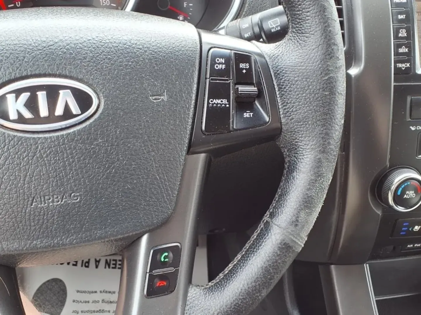 2013 Ebony Black Kia Sorento SX 2WD (5XYKW4A21DG) with an Other engine, located at 1401 N. Hobart, Pampa, TX, 79065, (806) 665-9872, 35.549953, -100.975098 - If you're seeking the perfect vehicle for weekend adventures or family outings, look no further than this 2013 Kia Sorento SX 2WD, available now at Xtra Auto Center in Pampa, TX. This SUV is designed to accommodate all your needs, whether it's a road trip to the stunning Palo Duro Canyon or daily co - Photo#9