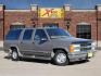 1998 Gray Chevrolet Suburban C1500 (3GNEC16R7WG) with an 5.7 8 Cylinder Fuel Injected engine, Automatic transmission, located at 1401 N. Hobart, Pampa, TX, 79065, (806) 665-9872, 35.549641, -100.971878 - Photo #0