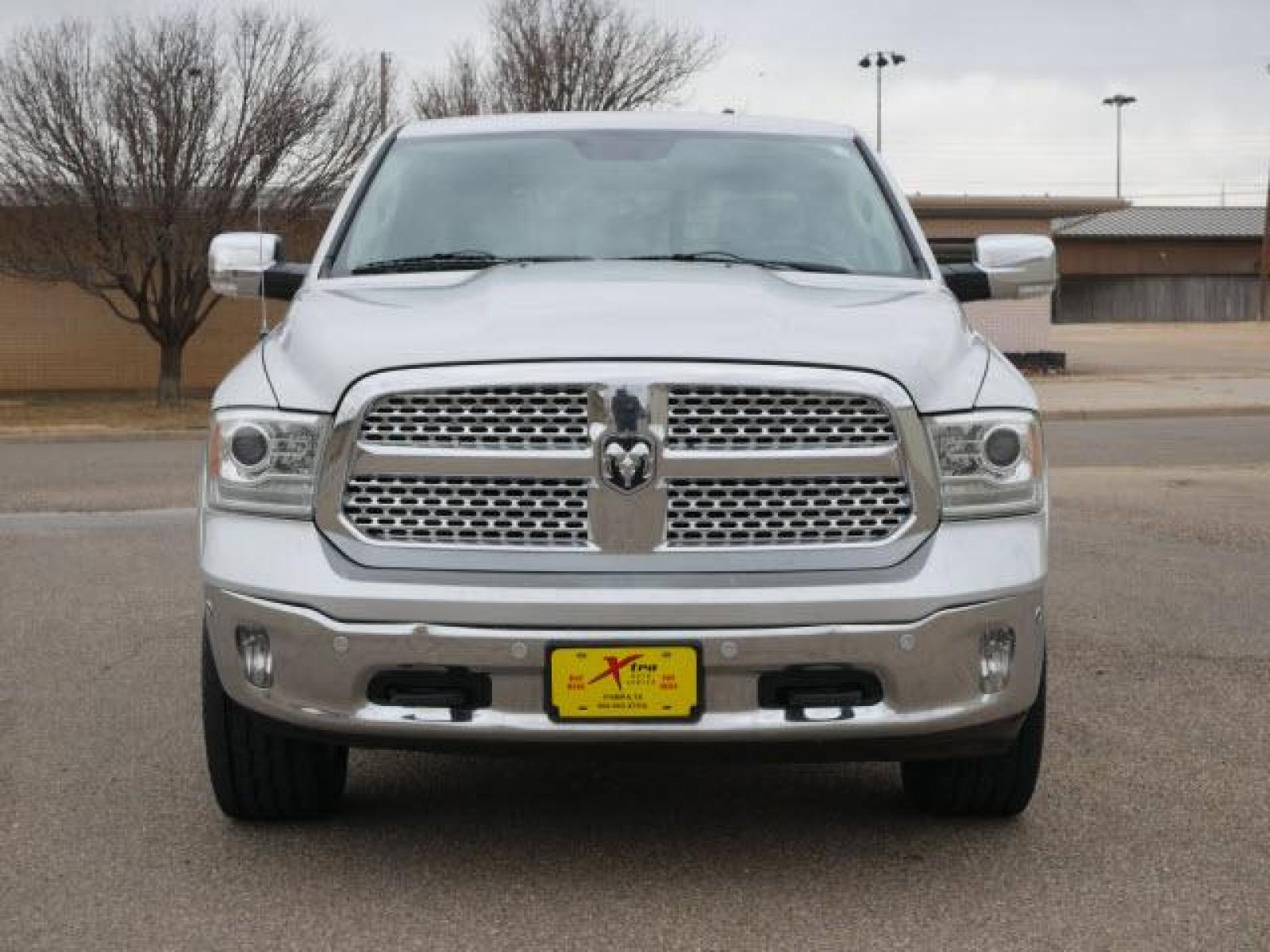 2015 Bright Silver Metallic Clear Coat RAM 1500 Laramie (1C6RR7NM2FS) with an 3.0 6 Cylinder Common Rail Direct Injection engine, Automatic transmission, located at 1401 N. Hobart, Pampa, TX, 79065, (806) 665-9872, 35.549641, -100.971878 - Photo #1