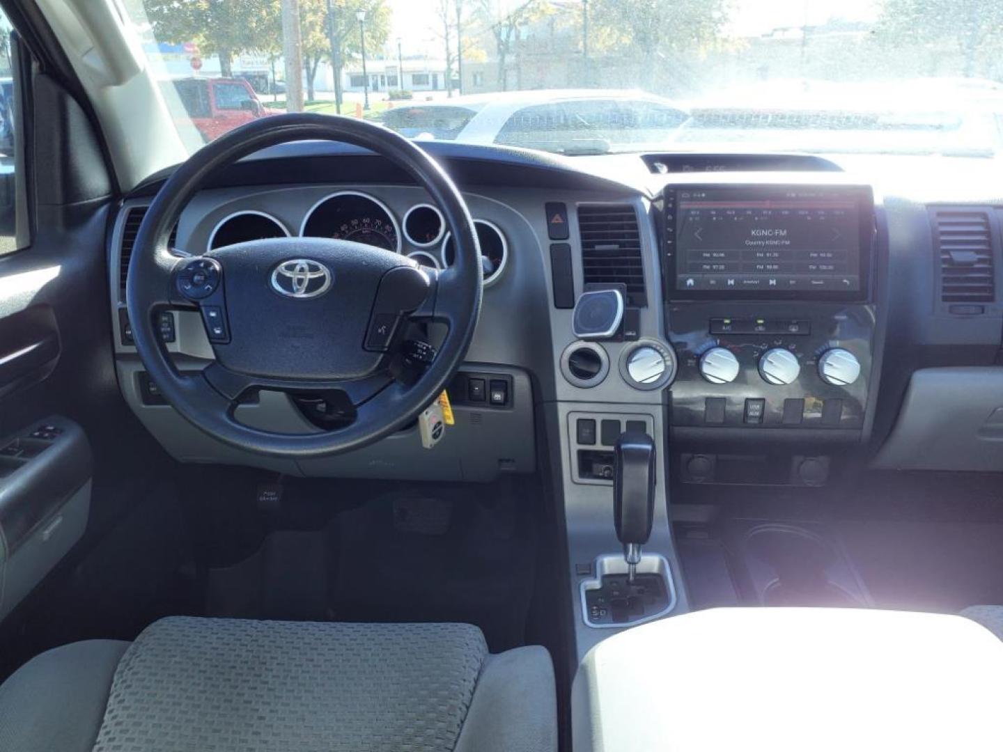 2012 Black 202 Toyota Tundra Grade (5TFDW5F19CX) with an 5.7L 5.7L Flex Fuel V8 381hp 401ft. lbs. Sequential Multiport Fuel Injection engine, 6-Speed Shiftable Automatic transmission, located at 1401 N. Hobart, Pampa, TX, 79065, (806) 665-9872, 35.549953, -100.975098 - Photo#11