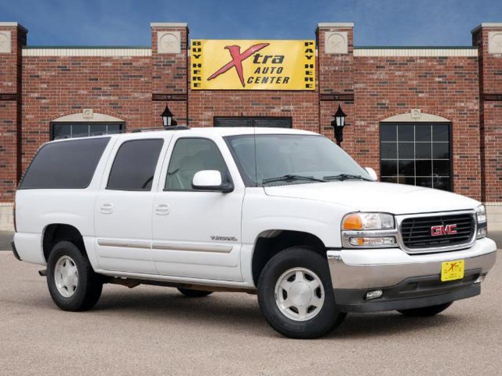 2005 Summit White GMC Yukon XL 1500 SLE (1GKEC16Z15J) with an 5.3 8 Cylinder Fuel Injected engine, Automatic transmission, located at 1401 N. Hobart, Pampa, TX, 79065, (806) 665-9872, 35.549641, -100.971878 - Photo #0