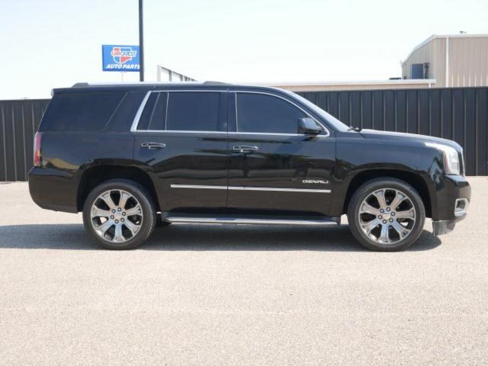2015 Onyx Black GMC Yukon Denali (1GKS1CKJ8FR) with an 6.2 8 Cylinder Direct Injection engine, Automatic transmission, located at 1401 N. Hobart, Pampa, TX, 79065, (806) 665-9872, 35.549641, -100.971878 - Photo #2