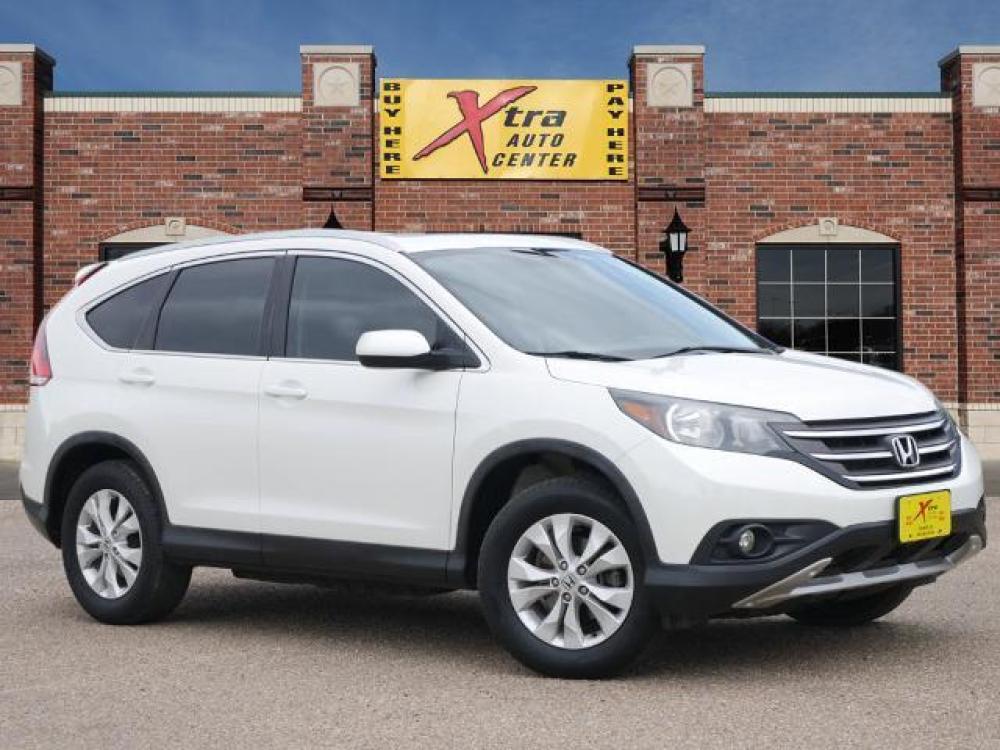 2014 White Diamond Pearl Honda CR-V EX-L (5J6RM4H74EL) with an 2.4 4 Cylinder Sequential Multiport Fuel Injection engine, Automatic transmission, located at 1401 N. Hobart, Pampa, TX, 79065, (806) 665-9872, 35.549641, -100.971878 - Photo #0