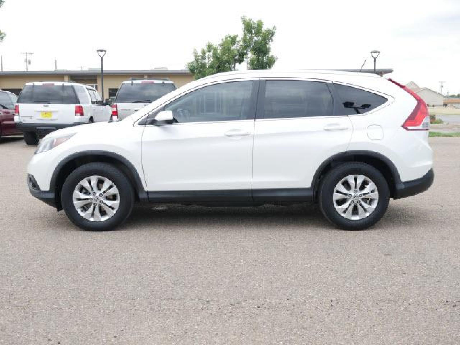 2014 White Diamond Pearl Honda CR-V EX-L (5J6RM4H74EL) with an 2.4 4 Cylinder Sequential Multiport Fuel Injection engine, Automatic transmission, located at 1401 N. Hobart, Pampa, TX, 79065, (806) 665-9872, 35.549641, -100.971878 - Photo #4