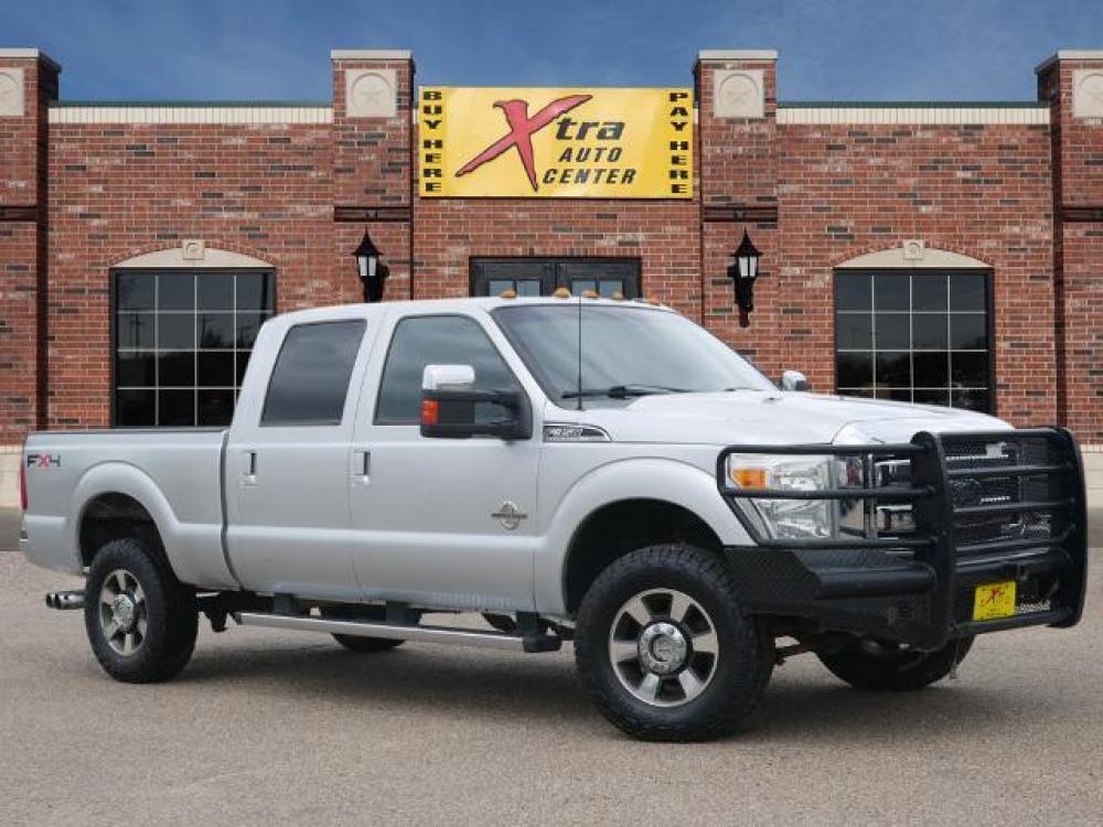 2011 Ingot Silver Metallic Ford F-350 Super Duty Lariat (1FT7W3BT7BE) with an 6.7 8 Cylinder Common Rail Direct Injection engine, Automatic transmission, located at 1401 N. Hobart, Pampa, TX, 79065, (806) 665-9872, 35.549641, -100.971878 - Photo #0