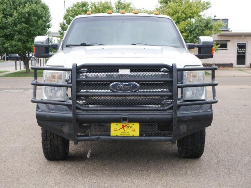 2011 Ingot Silver Metallic Ford F-350 Super Duty Lariat (1FT7W3BT7BE) with an 6.7 8 Cylinder Common Rail Direct Injection engine, Automatic transmission, located at 1401 N. Hobart, Pampa, TX, 79065, (806) 665-9872, 35.549641, -100.971878 - Photo #1