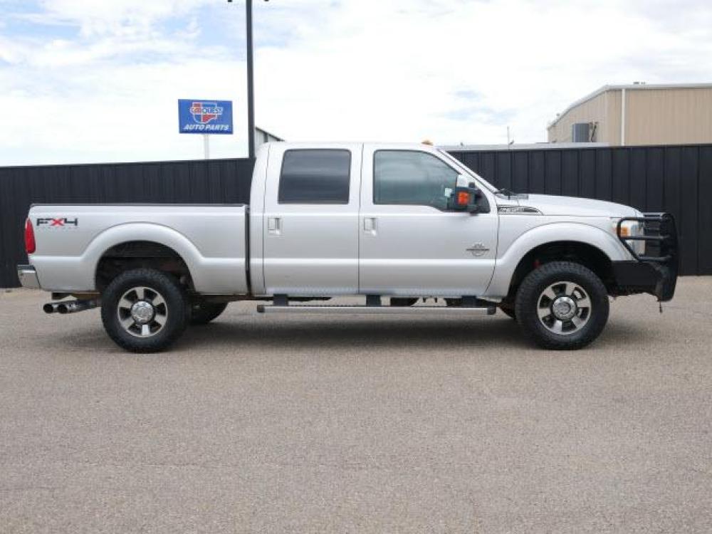 2011 Ingot Silver Metallic Ford F-350 Super Duty Lariat (1FT7W3BT7BE) with an 6.7 8 Cylinder Common Rail Direct Injection engine, Automatic transmission, located at 1401 N. Hobart, Pampa, TX, 79065, (806) 665-9872, 35.549641, -100.971878 - Photo #2