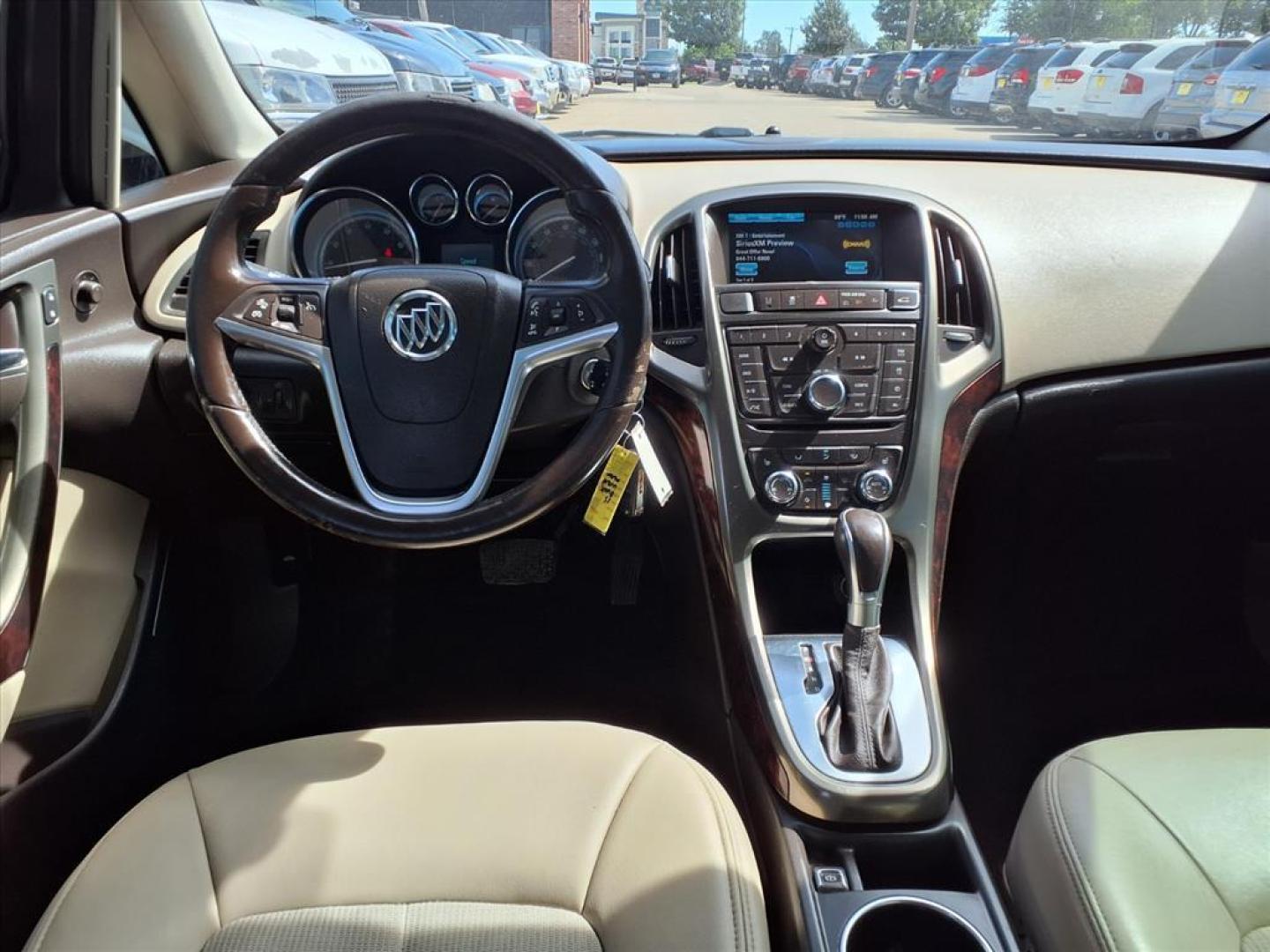 2015 Crystal Red Tintcoat Buick Verano Convenience Group (1G4PR5SK9F4) with an 2.4L Ecotec 2.4L Flex Fuel I4 180hp 171ft. lbs. Direct Injection engine, 6-Speed Shiftable Automatic w/Overdrive transmission, located at 1401 N. Hobart, Pampa, TX, 79065, (806) 665-9872, 35.549953, -100.975098 - Photo#10