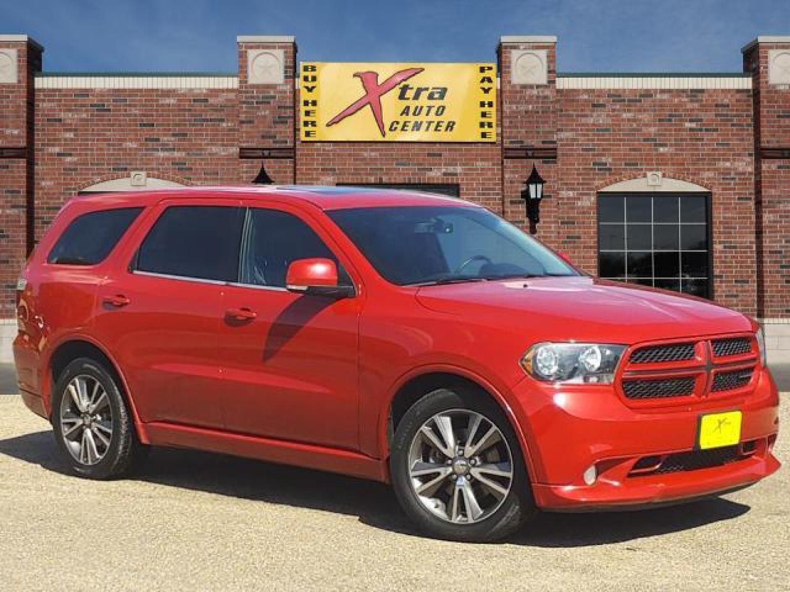 2013 Redline 2 Pearl Coat Dodge Durango R/T (1C4SDJCT5DC) with an 5.7L HEMI 5.7L V8 390hp 407ft. Sequential Multiport Fuel Injection engine, 6-Speed Automatic transmission, located at 1401 N. Hobart, Pampa, TX, 79065, (806) 665-9872, 35.549641, -100.971878 - Photo #0