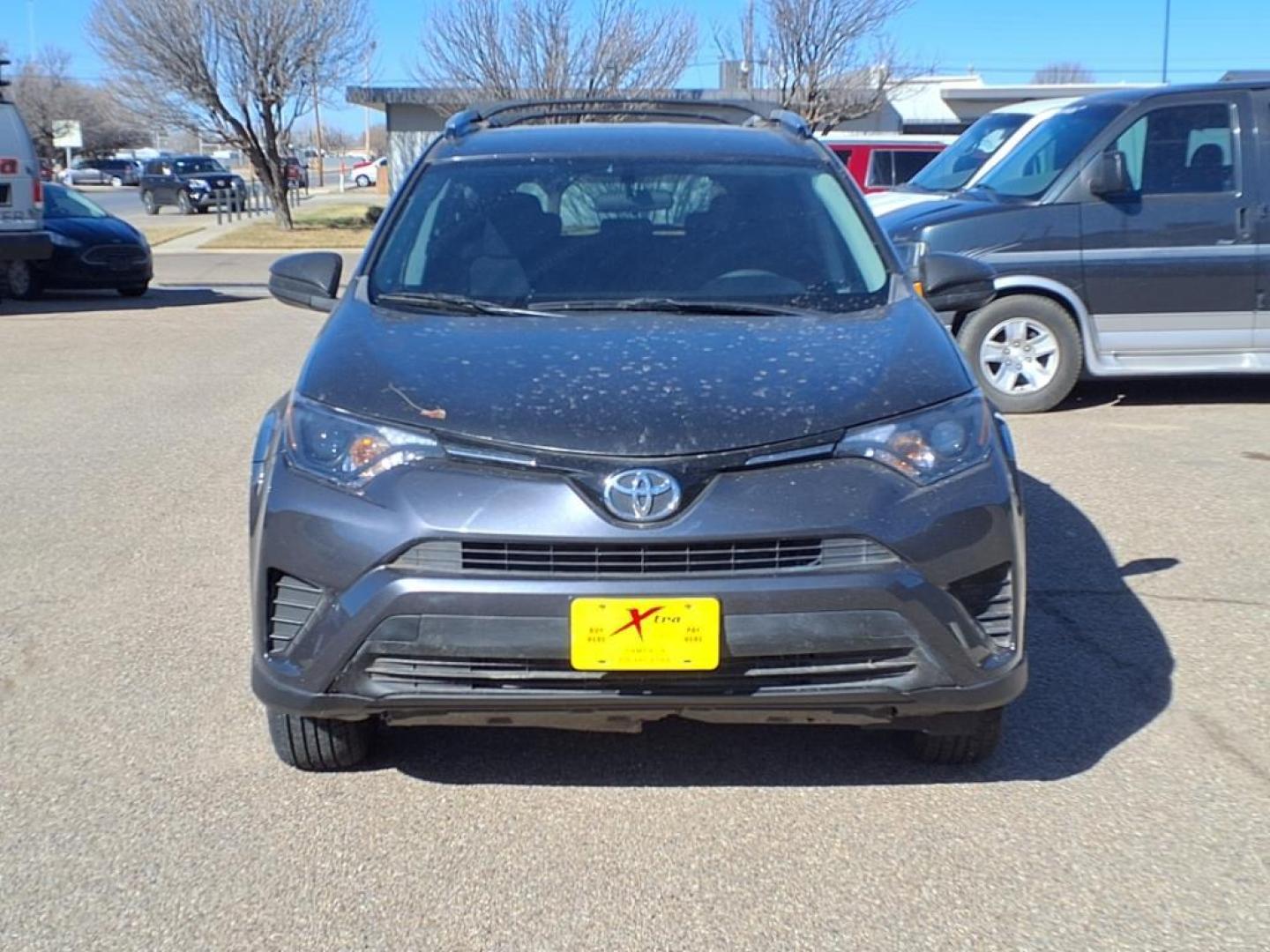 2016 Gray Toyota RAV4 LE (JTMZFREV4GJ) with an 2.5L 4 Cylinder Fuel Injected engine, Automatic transmission, located at 1401 N. Hobart, Pampa, TX, 79065, (806) 665-9872, 35.549953, -100.975098 - Photo#1
