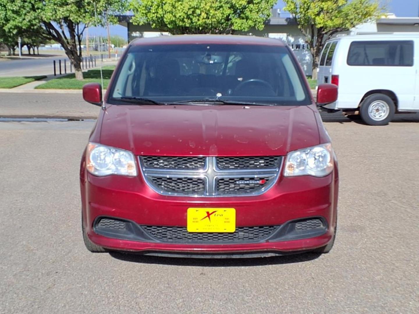 2014 Deep Cherry Red Crystal Pearl Coat Prp Dodge Grand Caravan SE 30th Anniversary (2C4RDGBG8ER) with an 3.6L Pentastar 3.6L Flex Fuel V6 283hp 260ft. lbs. Sequential Multiport Fuel Injection engine, 6-Speed Shiftable Automatic transmission, located at 1401 N. Hobart, Pampa, TX, 79065, (806) 665-9872, 35.549953, -100.975098 - Photo#1