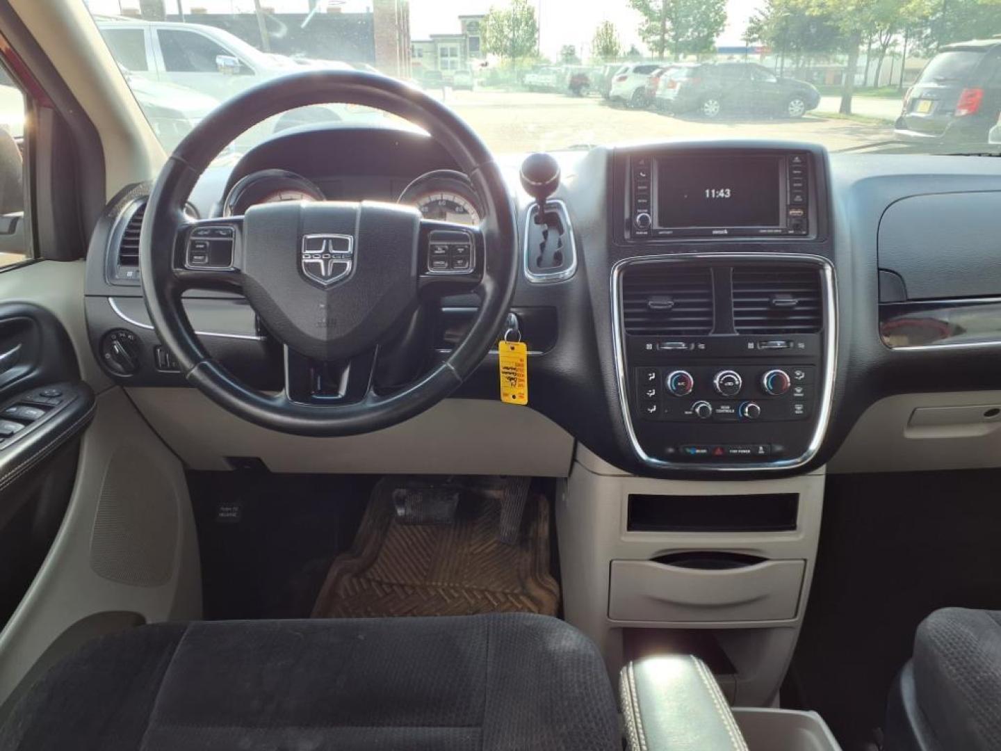 2014 Deep Cherry Red Crystal Pearl Coat Prp Dodge Grand Caravan SE 30th Anniversary (2C4RDGBG8ER) with an 3.6L Pentastar 3.6L Flex Fuel V6 283hp 260ft. lbs. Sequential Multiport Fuel Injection engine, 6-Speed Shiftable Automatic transmission, located at 1401 N. Hobart, Pampa, TX, 79065, (806) 665-9872, 35.549953, -100.975098 - Photo#8