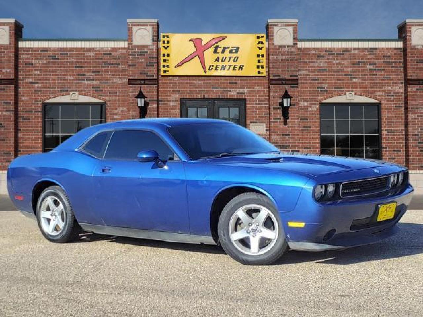 2010 Deep Water Blue Pearl Coat Dodge Challenger SE (2B3CJ4DV7AH) with an 3.5L 3.5L V6 250hp 250ft. lbs. Sequential Multiport Fuel Injection engine, 5-Speed Shiftable Automatic transmission, located at 1401 N. Hobart, Pampa, TX, 79065, (806) 665-9872, 35.549641, -100.971878 - Photo #0