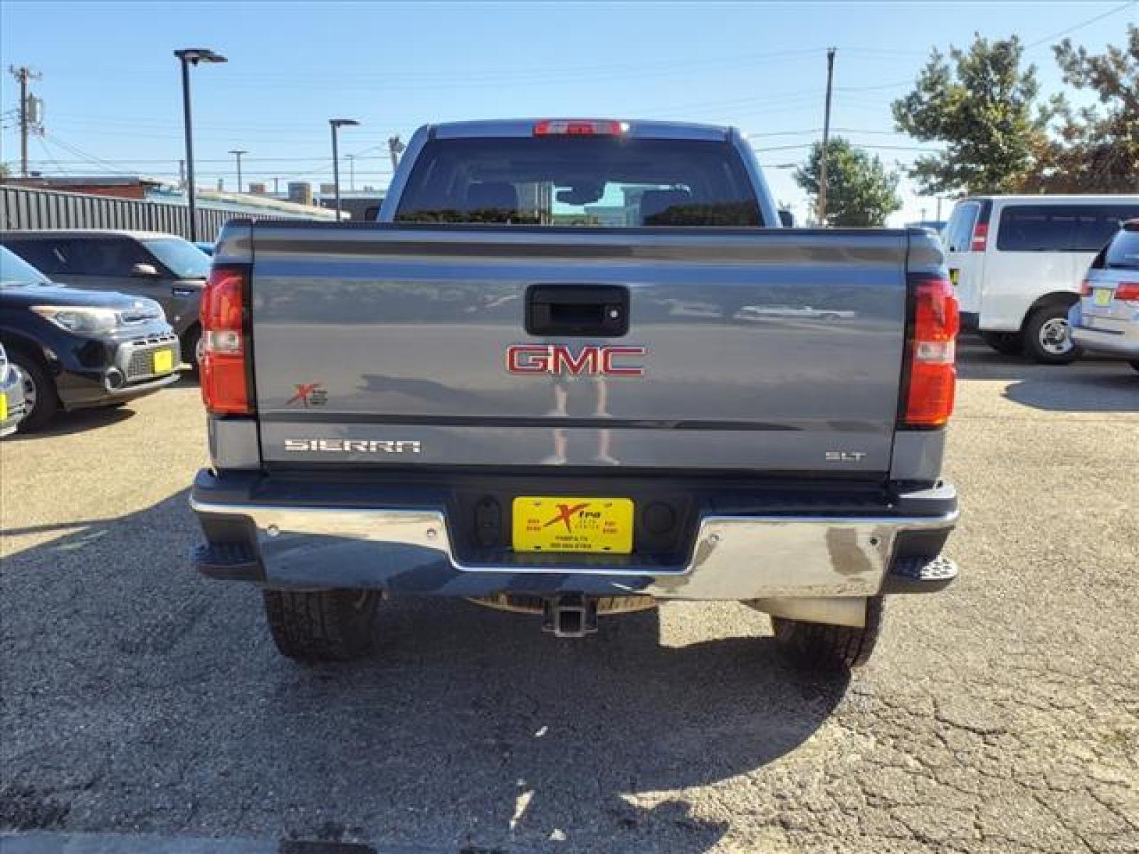 2016 Light Steel Gray Metallic GMC Sierra 2500HD SLT (1GT12TE85GF) with an 6.6L Duramax 6.6L Diesel Turbo Common Rail Direct Injection engine, Allison 1000 6-Speed Shiftable Automatic transmission, located at 1401 N. Hobart, Pampa, TX, 79065, (806) 665-9872, 35.549641, -100.971878 - Photo #3