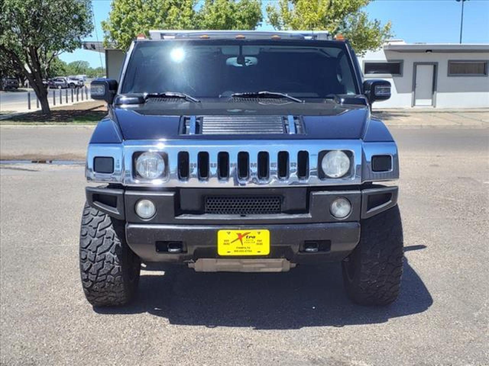 2006 Black HUMMER H2 Base (5GRGN23U86H) with an 6.0L 6.0L NA V8 overhead valve Fuel Injected engine, 4-Speed Automatic transmission, located at 1401 N. Hobart, Pampa, TX, 79065, (806) 665-9872, 35.549641, -100.971878 - Photo #1
