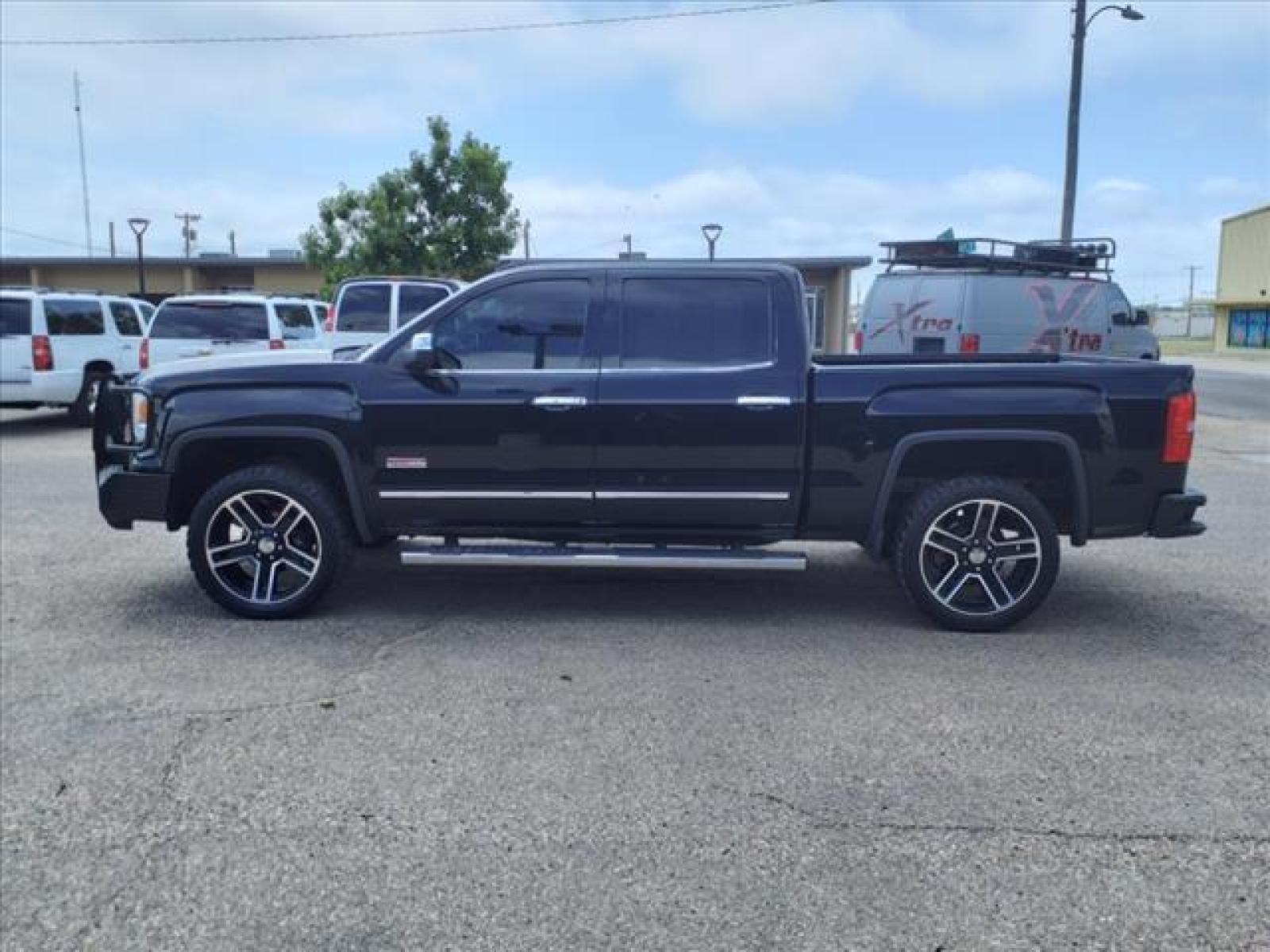 2014 Onyx Black GMC Sierra 1500 SLT (3GTU2VEC9EG) with an 5.3L EcoTec3 5.3L Flex Fuel V8 Direct Injection engine, 6-Speed Shiftable Automatic w/Overdrive transmission, located at 1401 N. Hobart, Pampa, TX, 79065, (806) 665-9872, 35.549641, -100.971878 - Photo #4