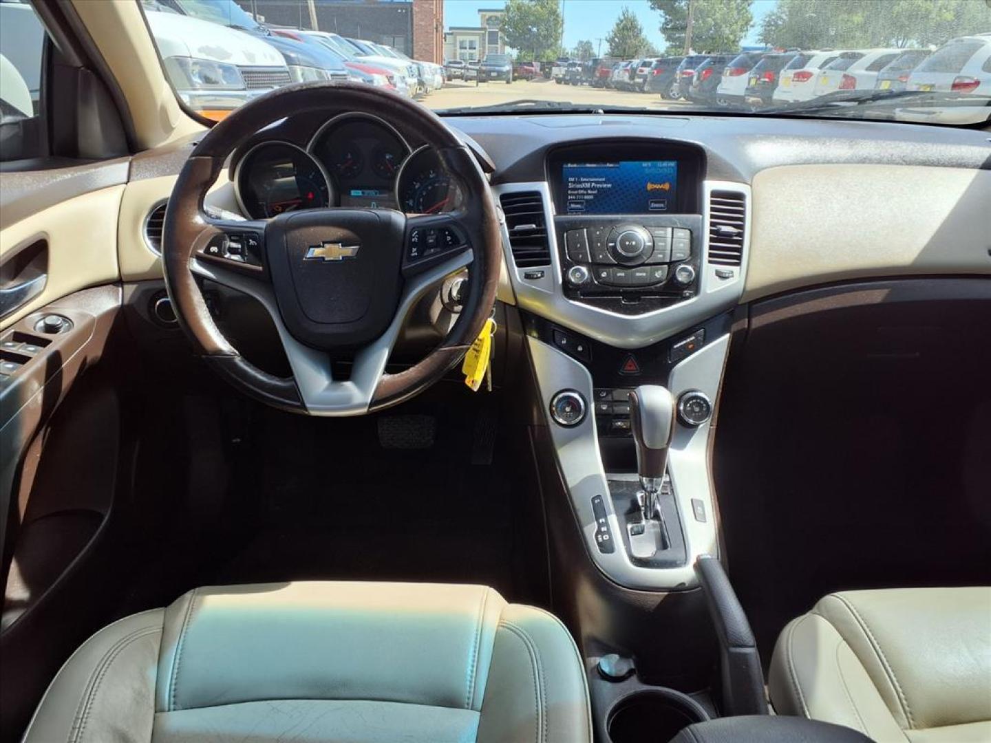 2014 Summit White Chevrolet Cruze 2LT Auto (1G1PE5SB1E7) with an 1.4L Ecotec 1.4L Turbo I4 138hp 148ft. lbs. Sequential Multiport Fuel Injection engine, 6-Speed Shiftable Automatic transmission, located at 1401 N. Hobart, Pampa, TX, 79065, (806) 665-9872, 35.549953, -100.975098 - Photo#8
