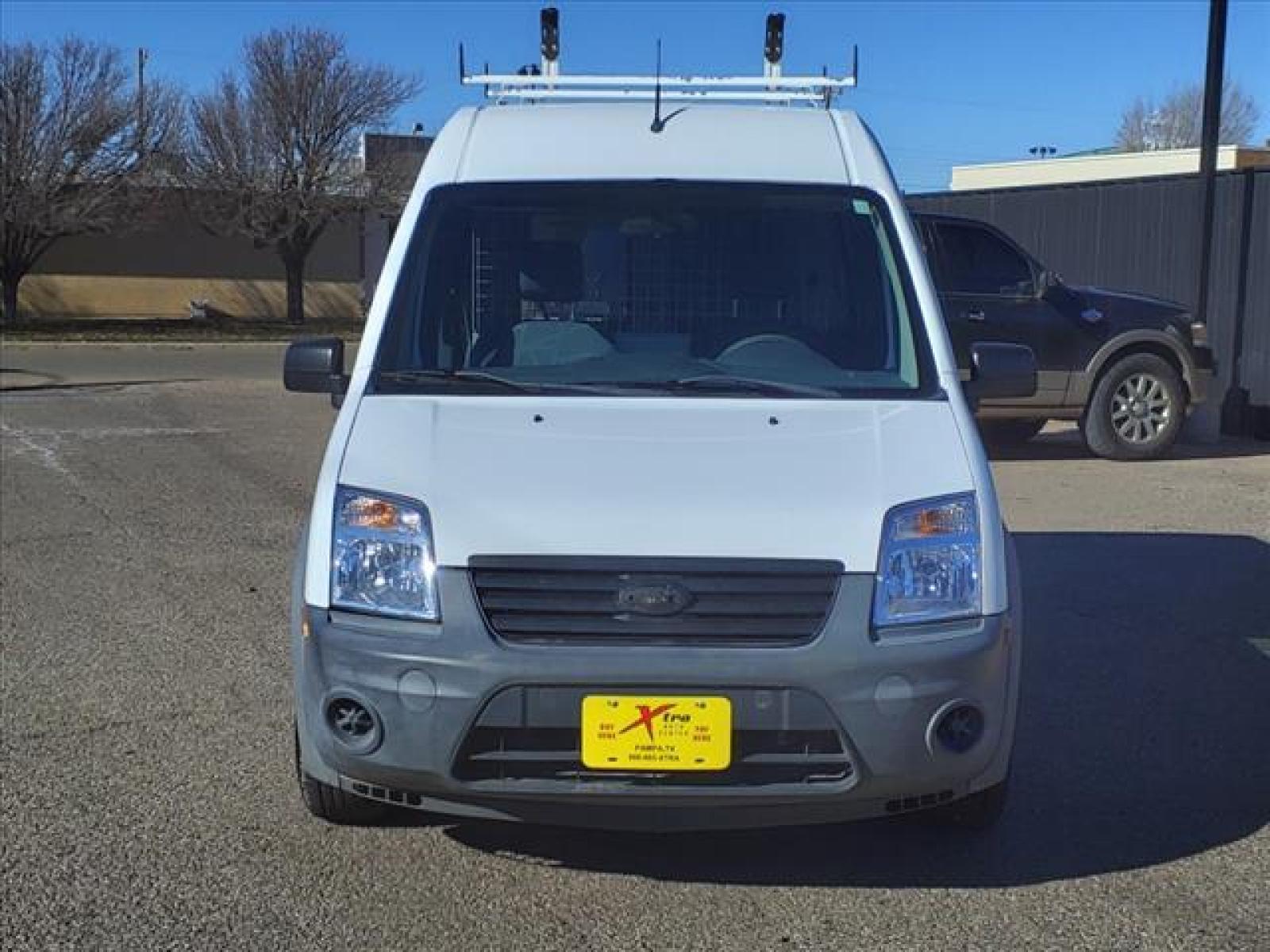2012 Frozen White Ford Transit Connect XL (NM0LS6AN5CT) with an 2.0L Duratec 2.0L I4 136hp 128 Sequential Multiport Fuel Injection engine, 4-Speed Automatic transmission, located at 1401 N. Hobart, Pampa, TX, 79065, (806) 665-9872, 35.549641, -100.971878 - Photo #1