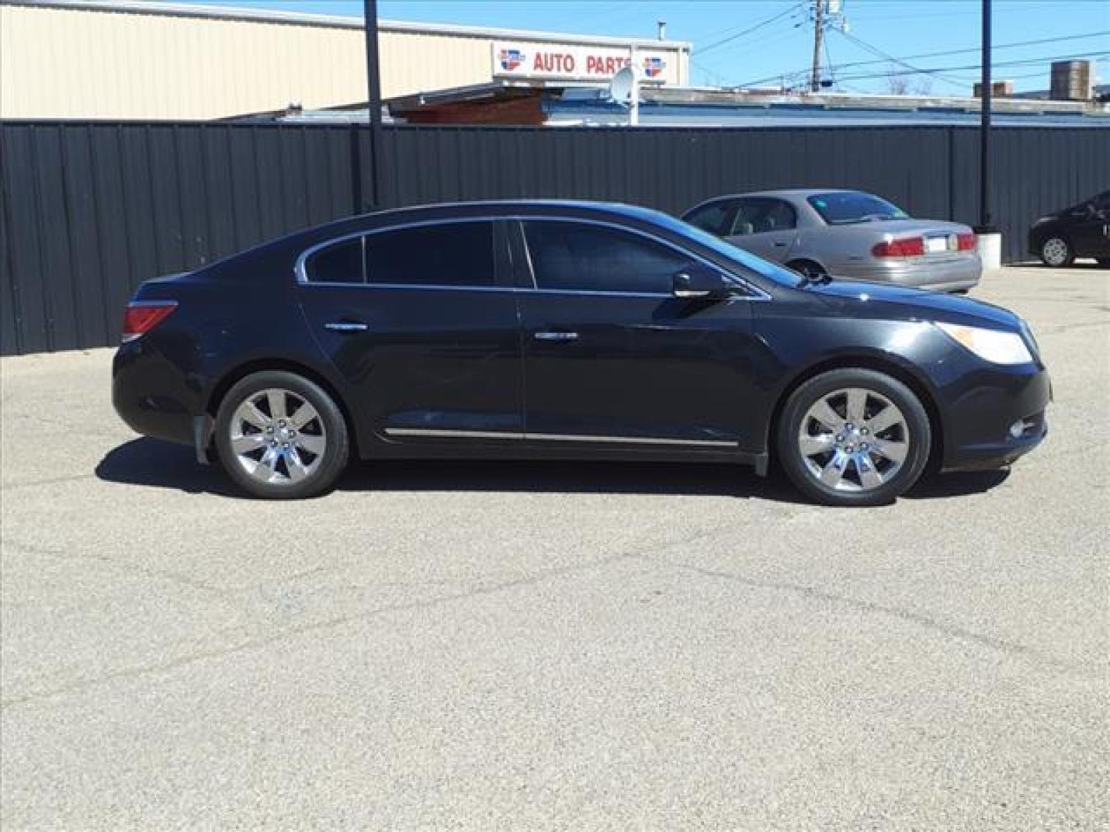 2011 Carbon Black Metallic Buick LaCrosse CXL (1G4GC5ED1BF) with an 3.6L 3.6L V6 280hp 259ft. lbs. Fuel Injection engine, 6-Speed Shiftable Automatic transmission, located at 1401 N. Hobart, Pampa, TX, 79065, (806) 665-9872, 35.549641, -100.971878 - Photo #2