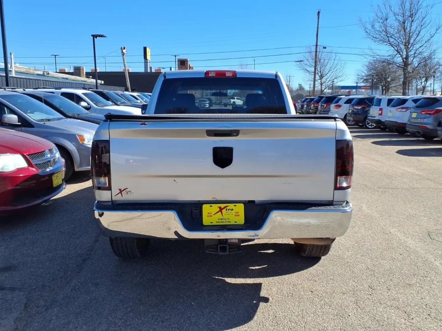 2010 Bright Silver Metallic Clear Coat Ps2 Dodge RAM 1500 (1D7RB1GK9AS) with an 3.7L engine, Automatic transmission, located at 1401 N. Hobart, Pampa, TX, 79065, (806) 665-9872, 35.549953, -100.975098 - Need a dependable truck for the daily grind in the Texas Panhandle-hauling supplies to the jobsite, towing a small trailer for weekend projects, or loading up for a Lake Meredith getaway? This **2010 Dodge Ram 1500 Laramie Quad Cab 2WD** is built for real life: roomy for passengers, practical for wo - Photo#3